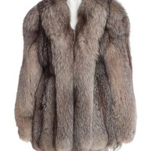 Vintage Fox Fur Coat Unbranded